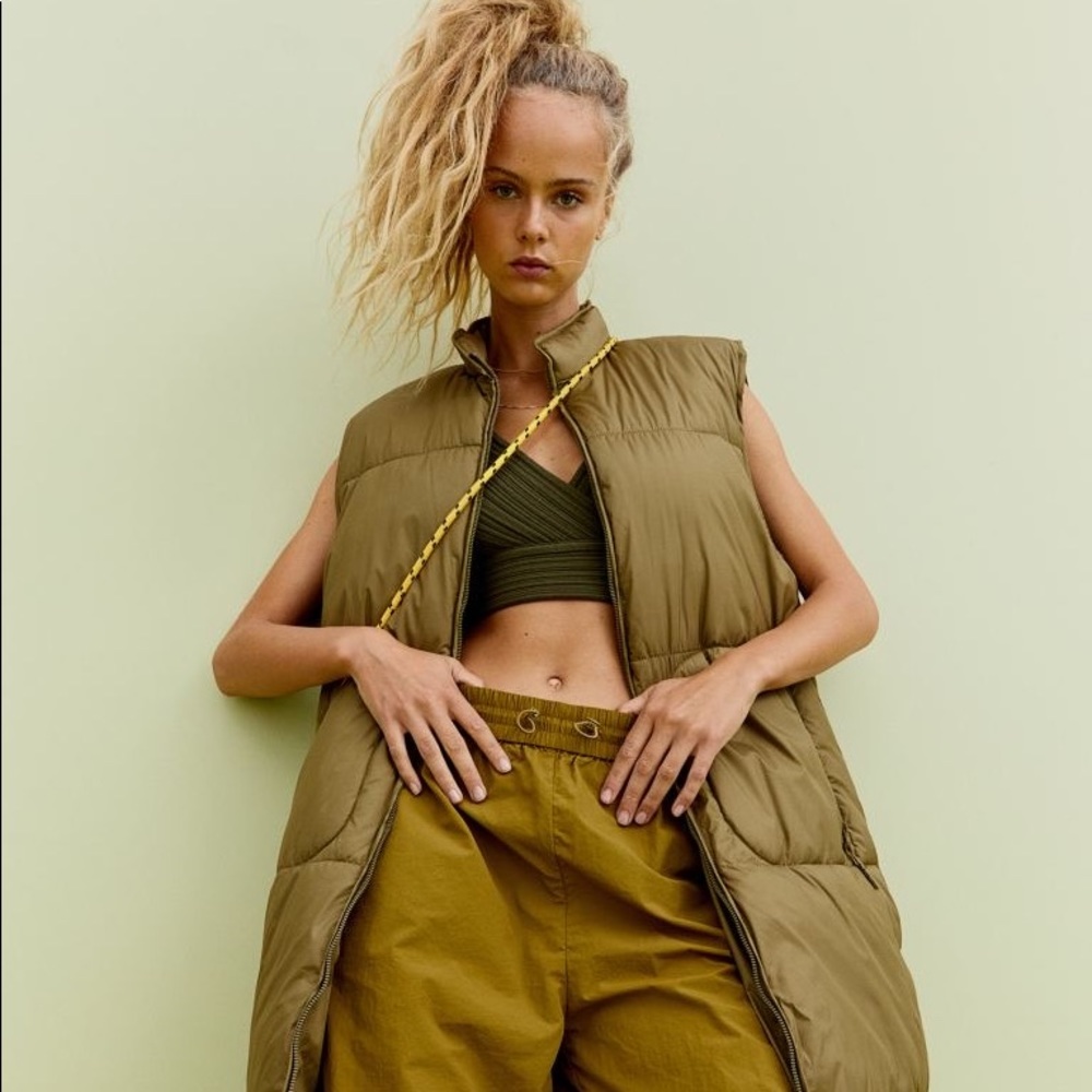H&M Khaki Green Vest